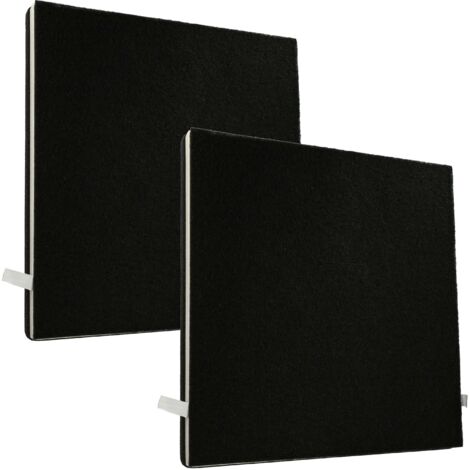 vhbw 2x Filtro de aire compatible con Comedes Lavaero 150 purificador - Filtro combi HEPA + carbón activo