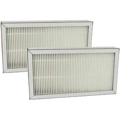 vhbw 2x Filtro de aire F7 reemplaza Pluggit APFG4F7-190 para ventilador, unidad de ventilación - Blanco