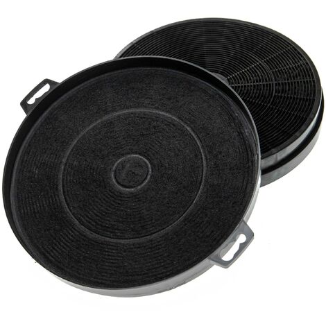 vhbw 2x filtro de carbón activado compatible con Neff D69B20S0, D69B20W0, D8012 N0GB, D8012N0, D8602 J0, D8602 N0 campana extractora, fibra de carbono