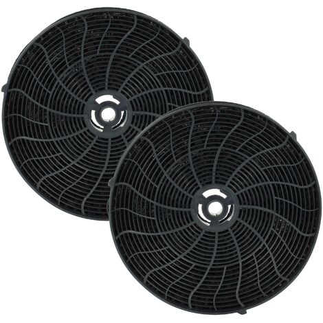 vhbw 2x filtro de carbón activado compatible con Zanussi ZHC82662BA, ZHC82661BA campanas cocina