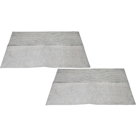 vhbw 2x Filtro de vellón compatible con Balay campana extractora 60 cm - 57 x 47 x 0,3 cm, vellón micro