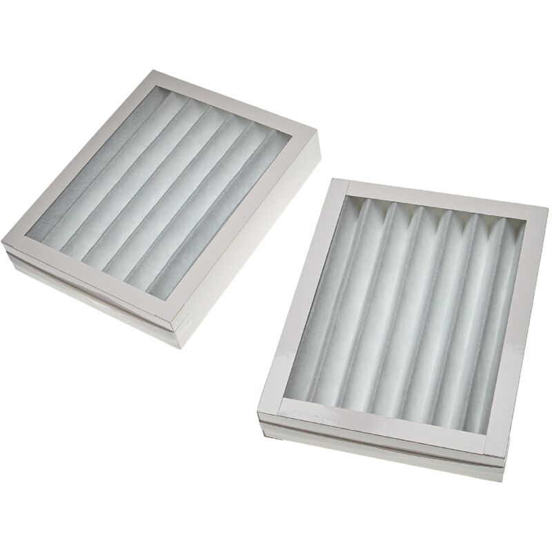 

2x filtro G4 reemplaza Paul 524000040 para unidad de ventilación - Set de filtro, 25 x 20 x 9 cm, blanco - Vhbw