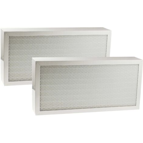 vhbw 2x Filtro HEPA compatible con Blueair Classic 403, 402, 480i, 455EB, 450E, 410, 405 purificador aire - Filtro de repuesto