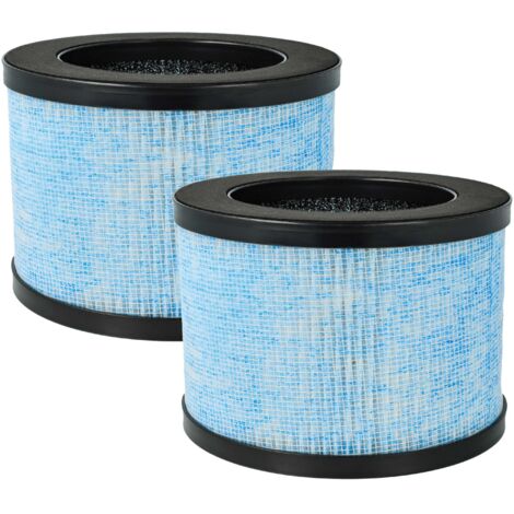 vhbw 2x Filtro HEPA H13 compatible con Aroeve EPI080, EPI081, MK01, MK06 purificador aire - Filtro de repuesto con filtro carbón activado