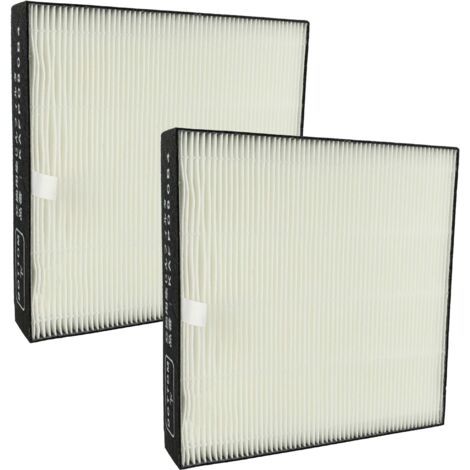 vhbw 2x Filtro HEPA HEPA 13 compatible con Daikin ACM55W, AK55W, ACK55V, ACM55U, MC55U, ACCK55U, ACK55T purificador aire - Filtro de repuesto