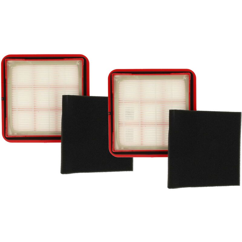 Image of vhbw 2x filtro in spugna, 2x filtro salva-motore compatibile con Defy VC 32801 R Bagless VC Red H12 aspirapolvere