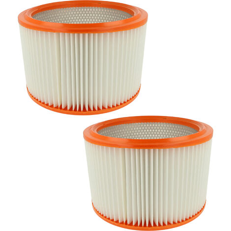 vhbw 2x Filtro láminas compatible con WAP-Alto Attix 560-21 XC, 763-2M ED, 961-01, 761-21 XC, 560-2M XC, 560-31 XC aspiradora de mano