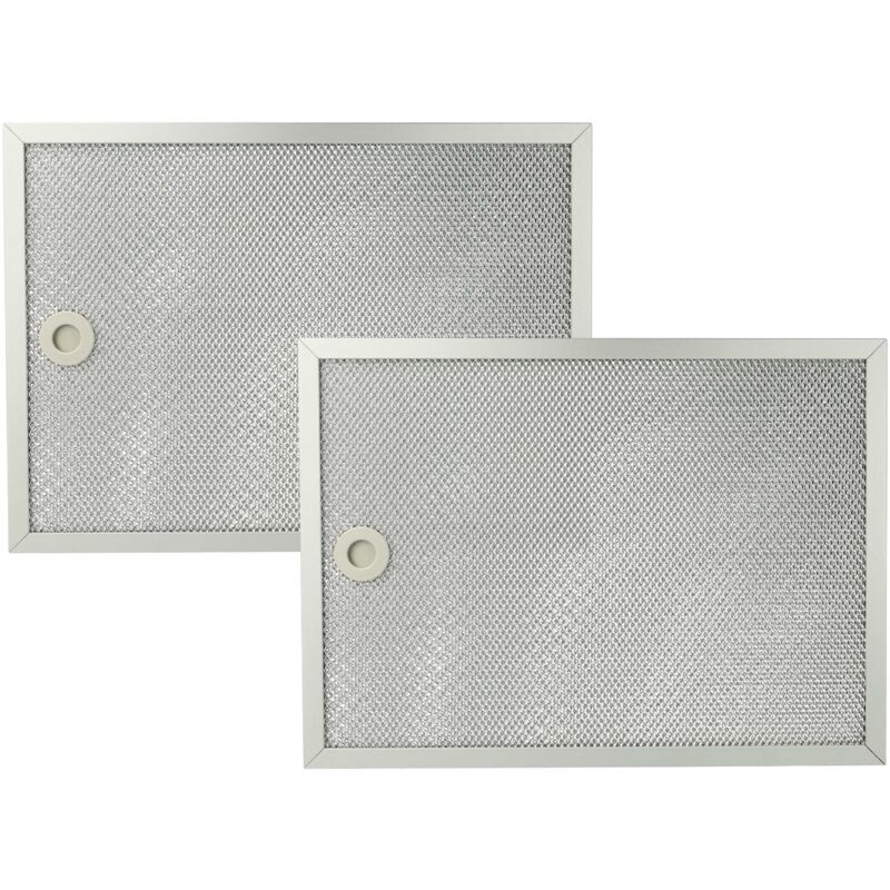 2x Filtro metálico de grasa compatible con Electrolux EFC990X campana extractora - 31,7 x 23,25 x 0,9cm metal - Vhbw