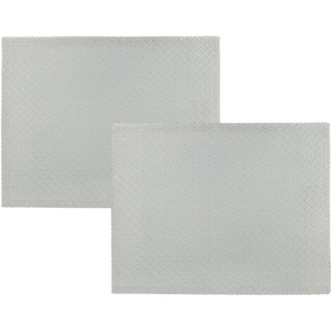 vhbw 2x Filtro metálico de grasa compatible con Whirlpool AKR 973 857897301030, AKR 973 857897301110, AKR 973 857897301120 campana extractora metal