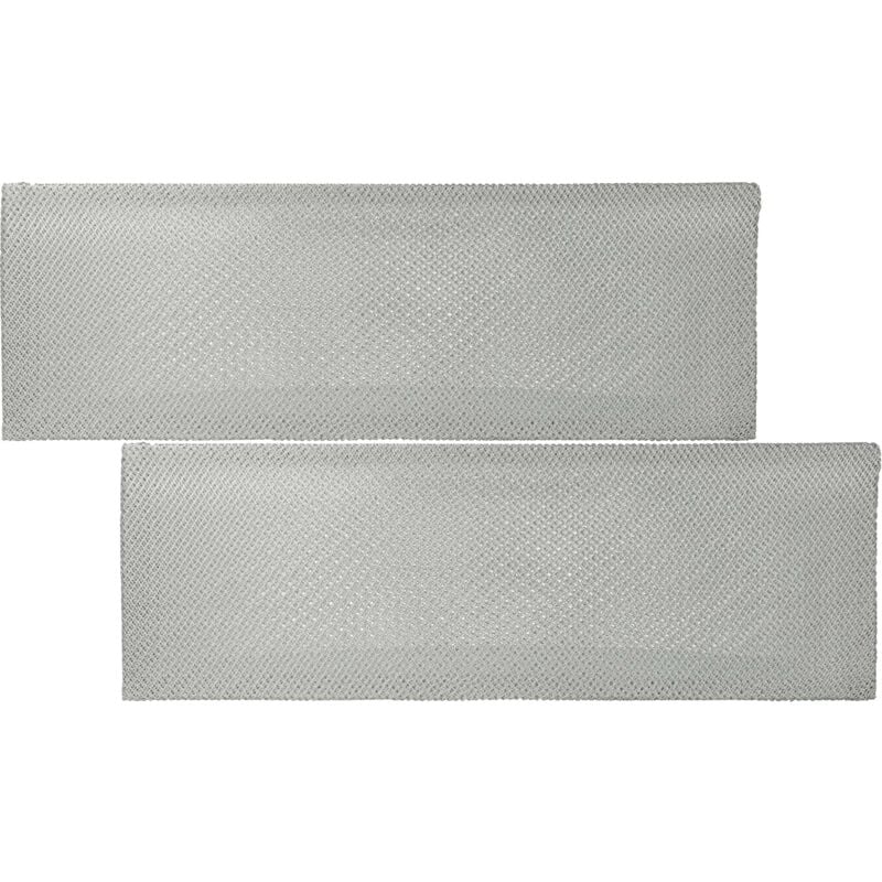 2x Filtro metálico de grasa reemplaza Electrolux 50230537008 para campana extractora - 43,5 x 14,8 x 0,5 cm metal - Vhbw