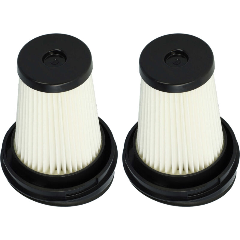 2x Filtro plisado plano compatible con eta Moneto 544990000 aspiradora portátil de batería, - Elemento filtrante - Vhbw