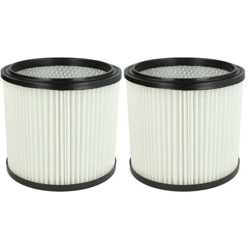 

2x Filtro redondo para aspirador multiusos Einhell Inox 1400, 30 A - Vhbw