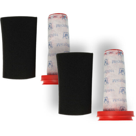 vhbw 2x filtro salva-motore compatibile con Bosch BCH3251KR, BCH3251CN, BBH3ZOOGB/01, BCH3251CN/01, BCH3251CN/03, BCH3251KR/01 aspirapolvere