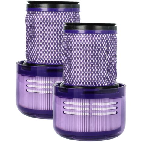 vhbw 2x filtro sostituisce Dyson 97001302, 970013-02 per aspirapolvere a mano - unità filtrante