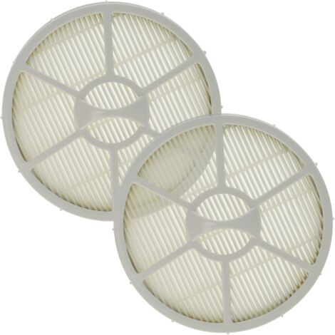 vhbw 2x filtro sostituisce Kärcher 2.863-238.0 per aspirapolvere - filtro HEPA bianco