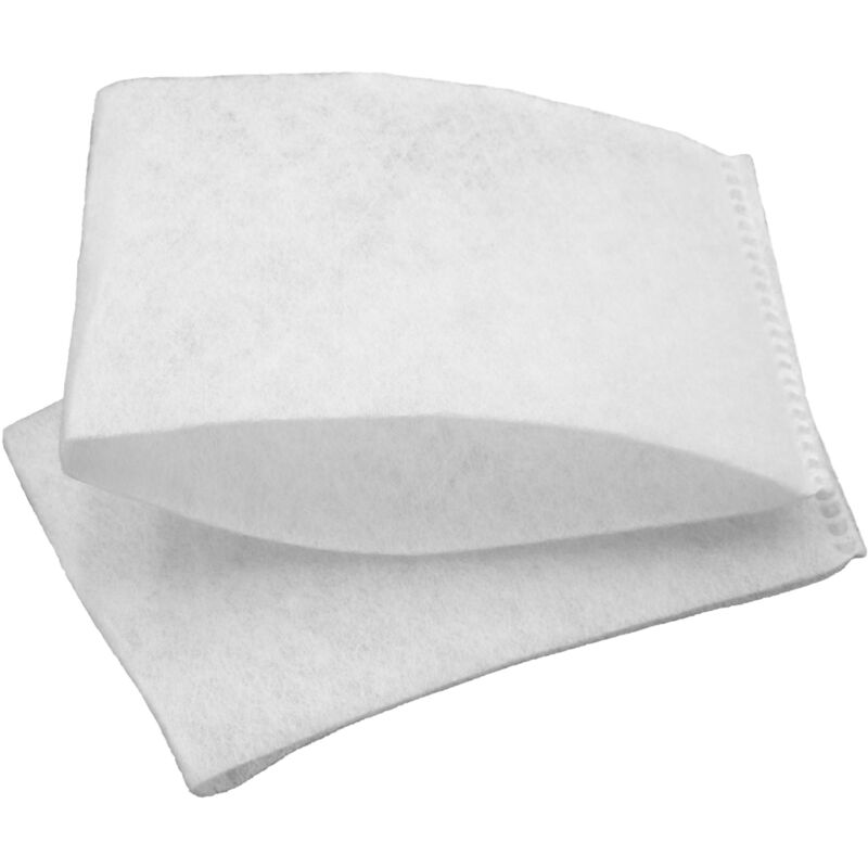 Vhbw - Set de 2x filtro de vellón protector compatible con Dirt Devil M2725-3, M2725-4, M2725-0, M2725-1, M2725-2 aspiradora - blanco