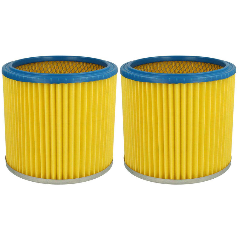 

2x Filtros redondos / filtros de láminas compatible con Einhell B-NT 1250, EMK 1000, BT-VC 1115/2, SMK 300 / E, TC-VC 1812 S, ... - Vhbw