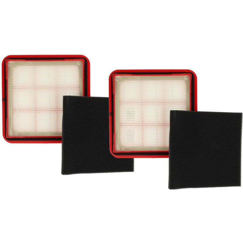 vhbw 2x foam filter, 2x motor filter Replacement for 9178015317 for Vacuum Cleaner