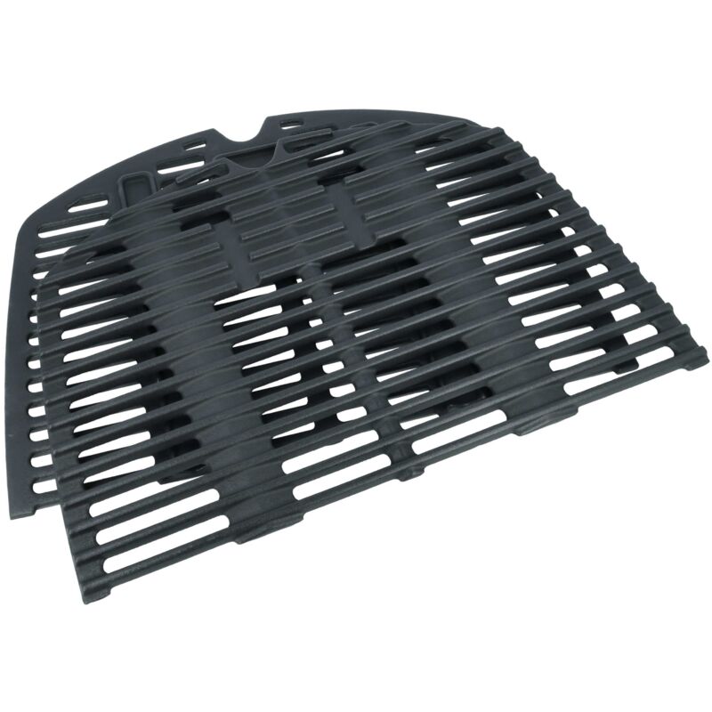 vhbw 2x Grille compatible avec Weber Q 2000, 200 barbecue, grill au gaz - fonte 39 x 27 x 1 cm