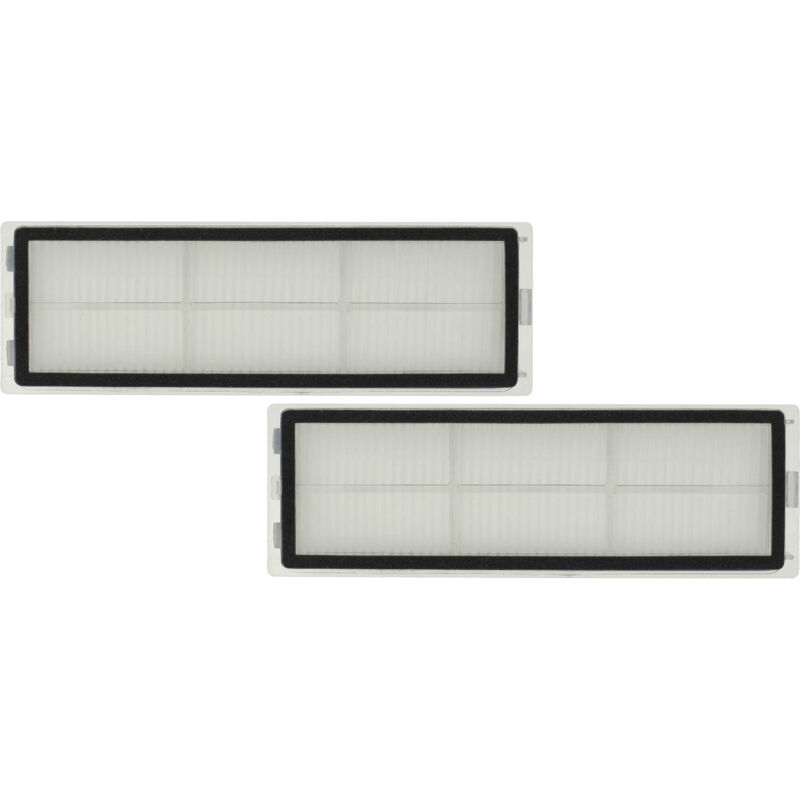 Vhbw - 2x hepa Filter with Frame compatible with Dreame D9, F9 Robot Vacuum Cleaner - Air Filters, 15 x 5 x 1.4 cm