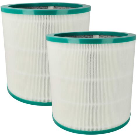 vhbw 2x HEPA Filter kompatibel mit Dyson Pure Cool TP00, TP01, TP02, Link 308400-01, Me BP01, Link 308401-01 Luftreiniger - Ersatz-Filter