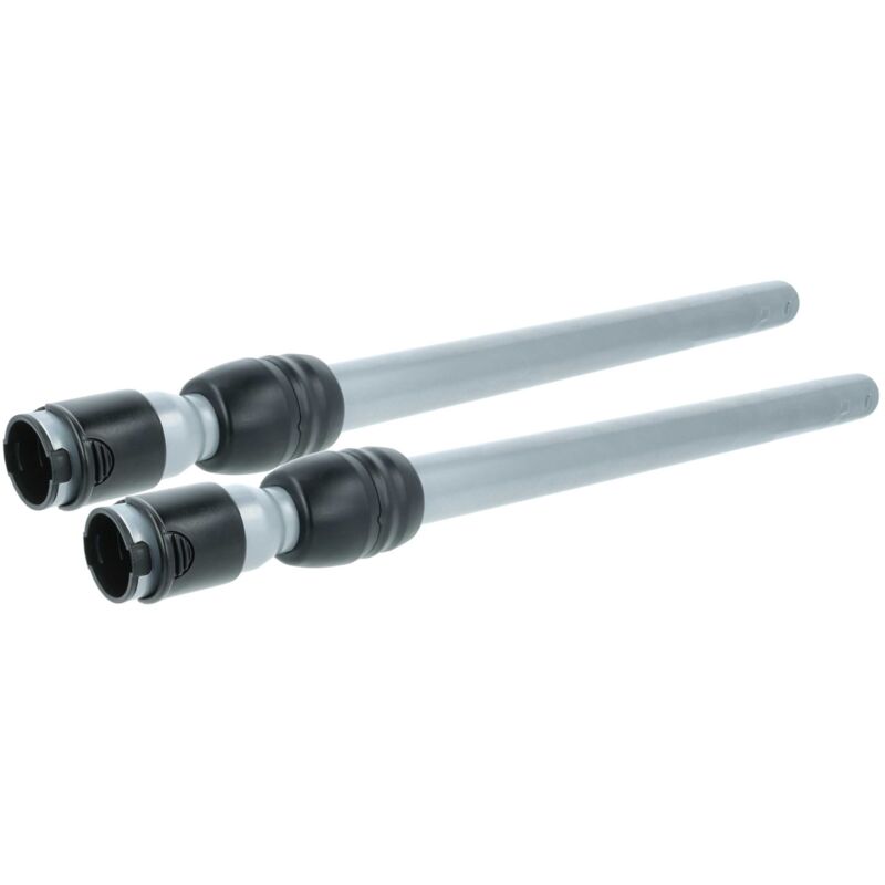 vhbw 2x Hose compatible with Bosch BGL35MOV20, BGL35MOVE1, BGL35MOVE2, BGL35MOVE3 Vacuum Cleaner - 35 mm Connection, 61 - 99 cm Black Silver