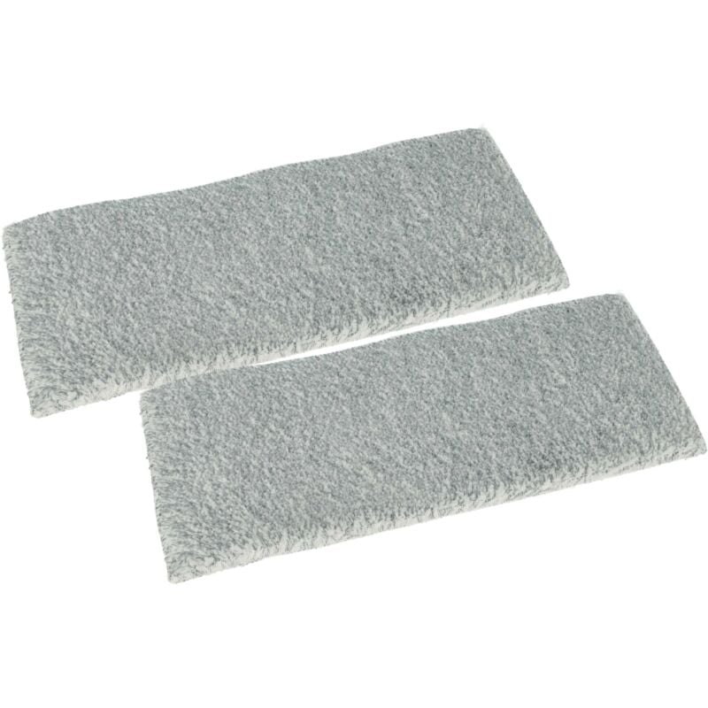 vhbw 2x Housses de rechange compatible avec Vorwerk Kobold VG100+ nettoyeur de fenêtres, raclette à fenêtres