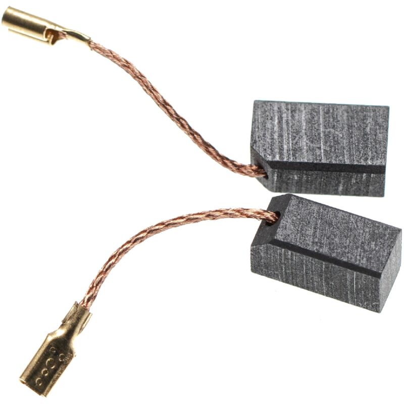 Vhbw - 2x Kohlebürste 13,8 x 6,2 x 8 mm kompatibel mit Dewalt 26436 Type 1, 27326 Type 1, 26437OS Type 1, 26437 Type 1 Elektrowerkzeug
