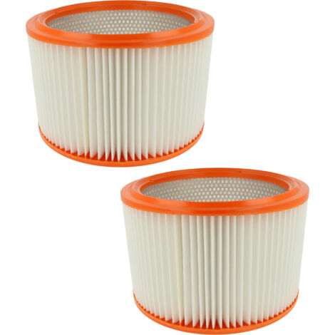 vhbw 2x Lamellenfilter kompatibel mit Nilfisk ATTIX 961-01 Handstaubsauger