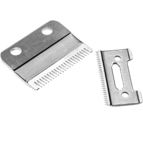 vhbw 2x lames de rechange remplacement pour Wahl WA2050-500, WA2470-050 pour tondeuse à cheveux