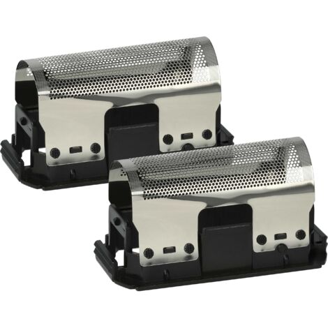vhbw 2x Lamina di taglio sostituisce Braun 265, 5235760, SB235, SB265, 235 per rasoio elettrico + telaio, colore nero/argento
