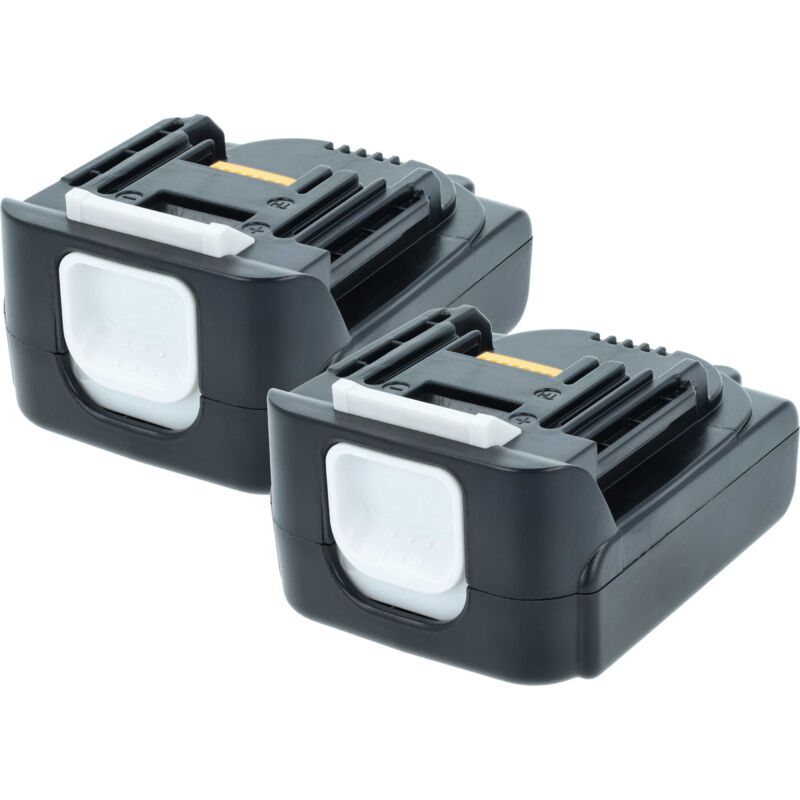 

2x Li-Ion batería 2000mAh (14.4V) para herramienta eléctrica powertools tools Makita TP131DRFX, TP131DRFXB, TP131DZ, TS130DRFX, TW152, TW152D - Vhbw