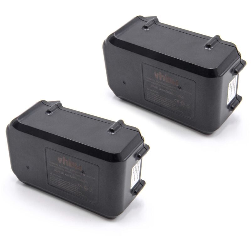 

2x Batería recargable compatible con Makita BUH550RDE, BUH550Z, BUH650, BUH650RDE, BUH650Z herramientas eléctricas (3000 mAh, Li-Ion, 36 V) - Vhbw