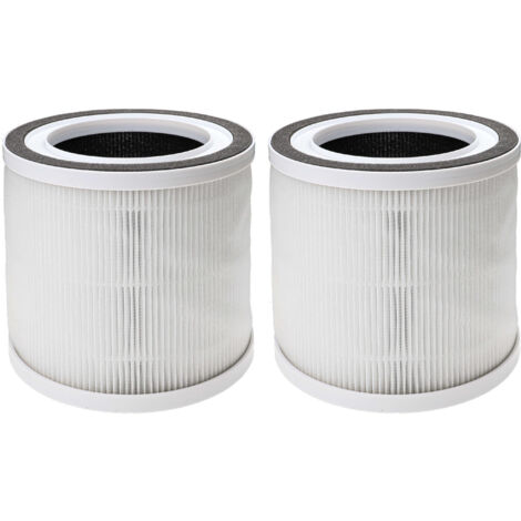 vhbw 2x Luftfilter kompatibel mit TCL Breeva A1, A1W Luftreiniger - Kombifilter Vorfilter + HEPA 13 + Aktivkohle