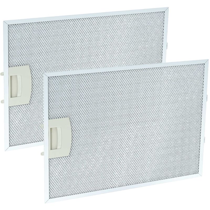 2x Metal Grease Filter compatible with Bosch DKE945MGB/01, DKE945N/01, DKE945N/02, DKE945P/01 Extractor Fan, metal - Vhbw