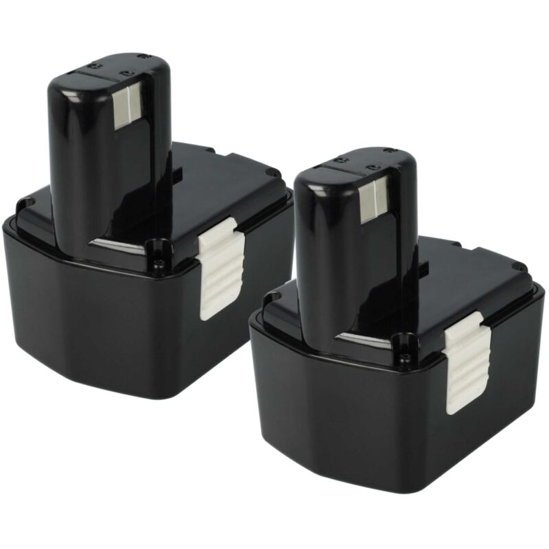 2x Akku kompatibel mit Hitachi DS18DVF3, dv 14DV, d V14DCL, dv 14DVA, dv 14DL, dv 14DMR Werkzeug (2100 mAh, NiMH, 14,4 v) - Vhbw