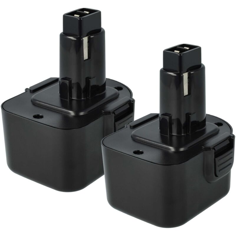 

2x Batería recargable compatible con Dewalt DW927K2, DW927K-2, DW927KV-2, DW930, DW930K, DW940K herramientas eléctricas (3000 mAh NiMH 12 V) - Vhbw