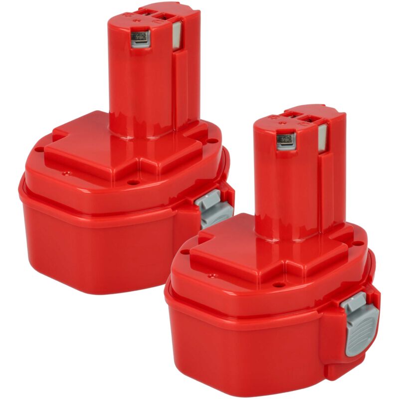 

2x Ni-MH batería 3000mAh (14.4V) para herramientas ML143 Flashlight, UB140D, UB140DWA por Makita 1420, 1422, 1422 192600-1, 192600-1. - Vhbw