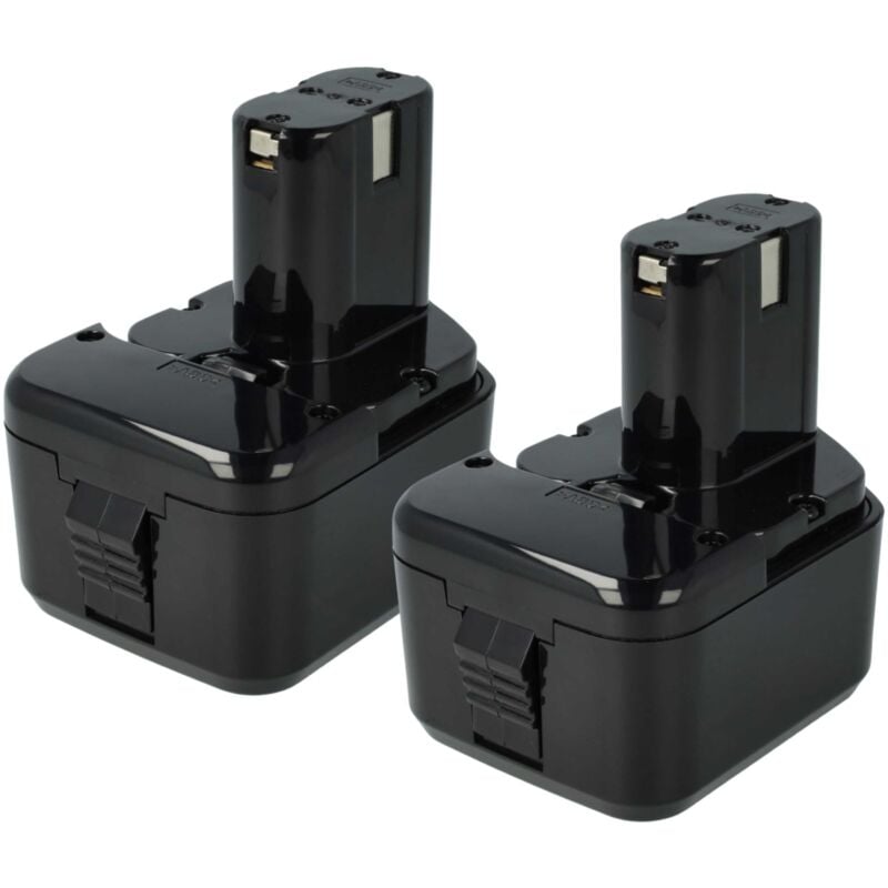 

2x Batería recargable reemplaza Hitachi EB1230HL, EB1230R, EB1230X, EB1233X para herramientas eléctricas (3300 mAh, NiMH, 12 V) - Vhbw