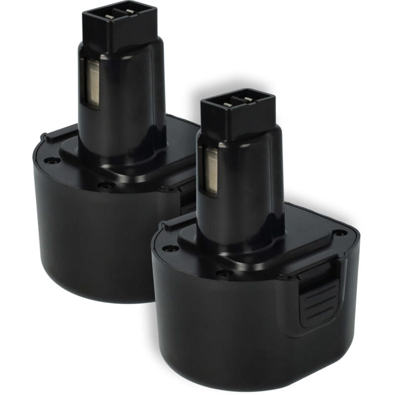

2x NiMH batería 1500mAh (9.6V) para herramienta eléctrica powertools tools Dewalt DC750KA, DC855KA, DW050, DW050K, DW902, DW926, DW926K - Vhbw