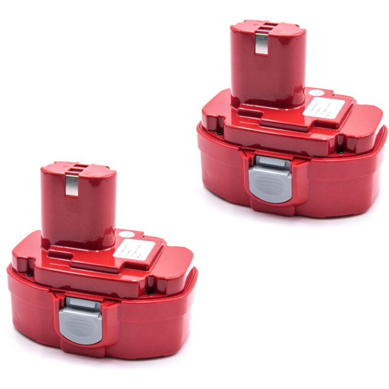 

2x NiMH batería 2000mAh (18V) para herramienta eléctrica powertools tools Makita 4334D, 4334DWA, 4334DWAE, 4334DWD, 4334DWDE, 5026DA, 5026DB - Vhbw