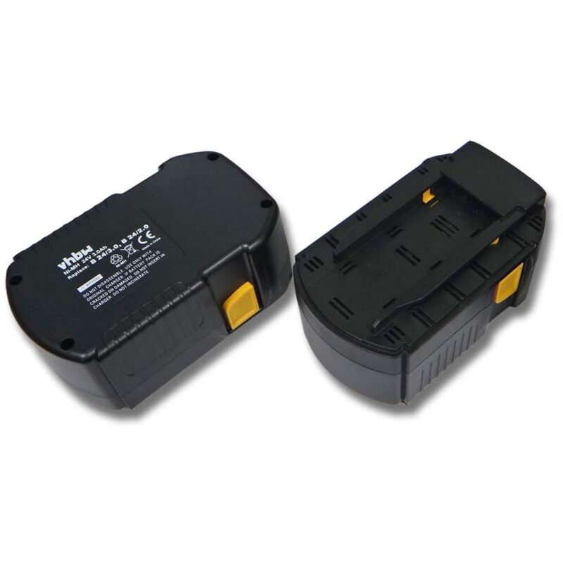 

2x NiMH batería 3000mAh (24V) para herramienta eléctrica powertools tools como Hilti B24 - Vhbw