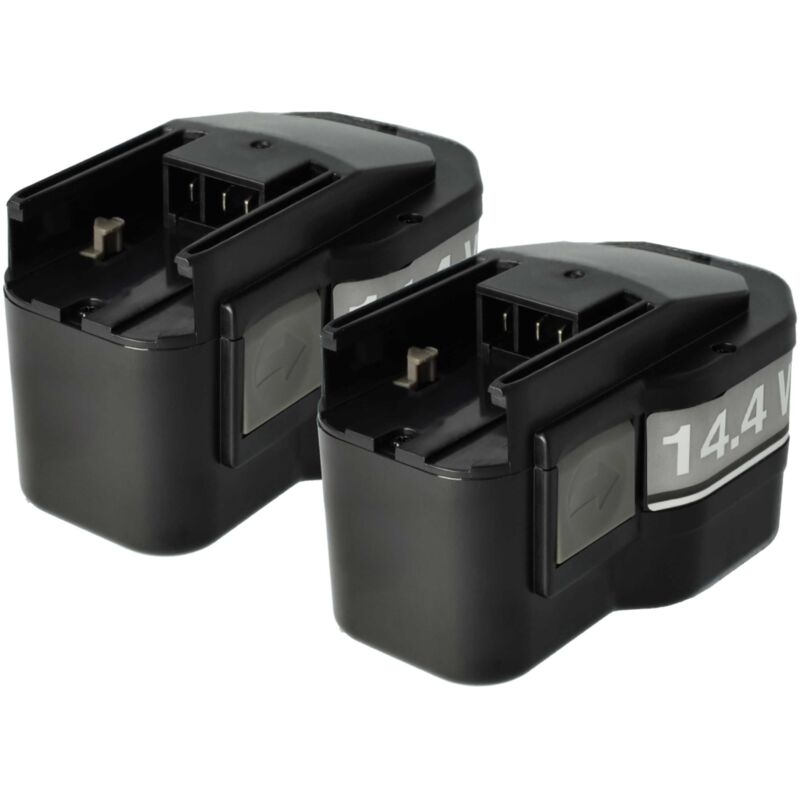 2x NiMH batteria 1500mAh (14.4V) compatibile con