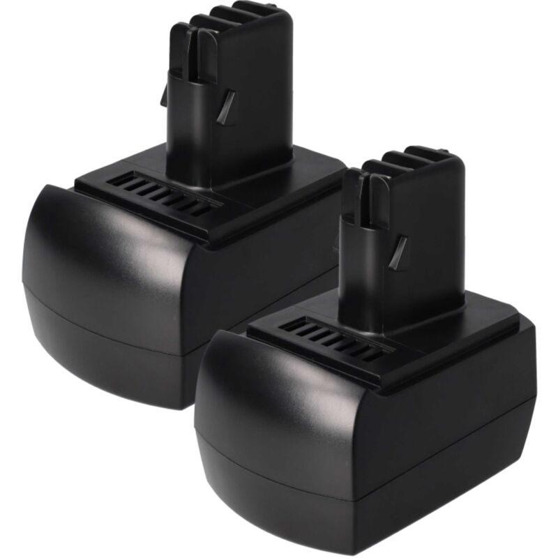 2x Batteries compatible avec Metabo SBT9.6, ula 9.6 outil électrique (1500 mAh, NiMH, 9,6 v) - Vhbw