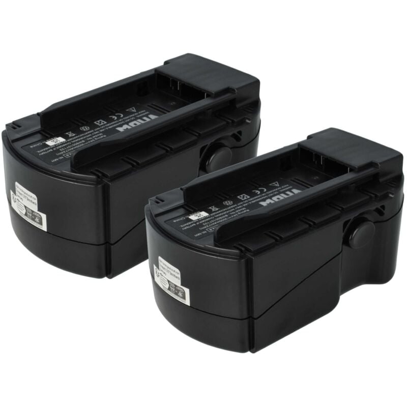 Vhbw - 2x Batterie compatible avec Hilti uh 240-A, wsc 55-A24, wsc 6.5, te 2-A, sfl 24, wsr 650-A outil électrique (3000 mAh, NiMH, 24 v)