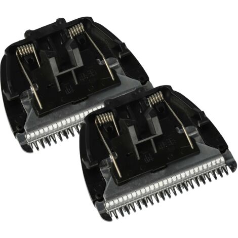 vhbw 2x Scherkopf kompatibel mit Panasonic ER-GB70, ER-GB60, ER-221, ER-2211, ER-220, ER-2201, ER-217, ER-2171 Rasierer Schwarz