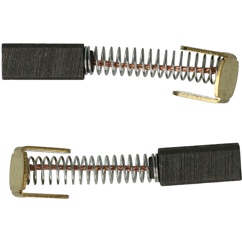 Image of 2x spazzola carbone 10 x 4,3 x 4 mm compatibile con Hitachi / Hikoki utensile elettrico - Vhbw