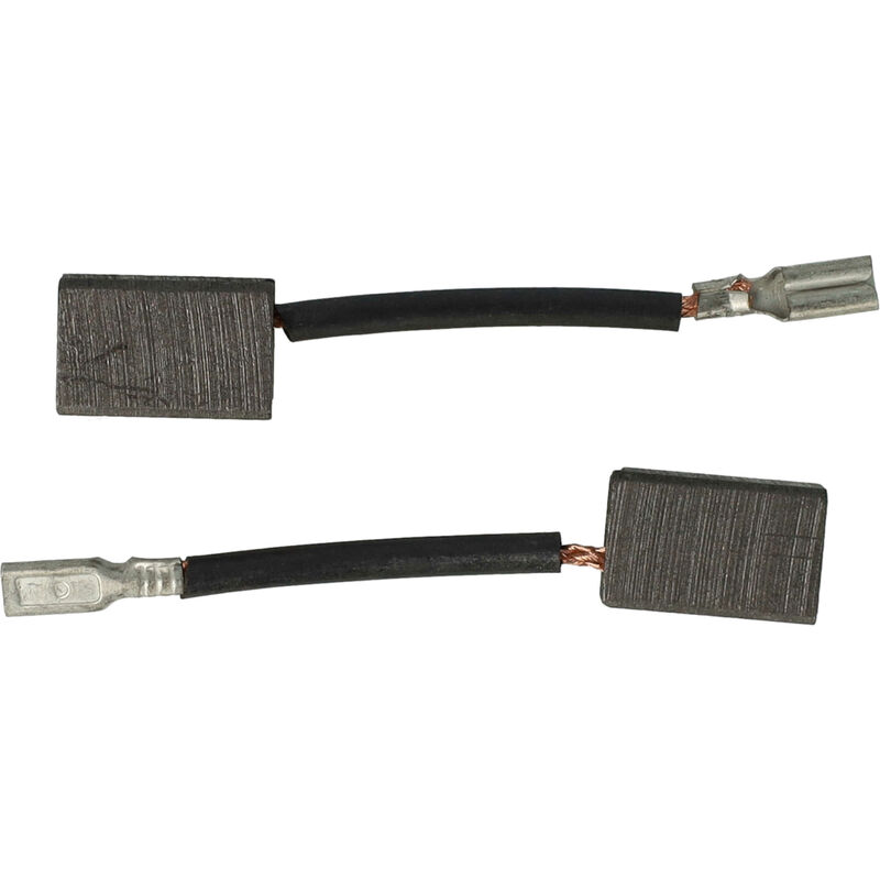 Image of 2x spazzola carbone 13,8 x 8,9 x 6 mm compatibile con Hitachi / Hikoki dh 36DL trapano a percussione - Vhbw
