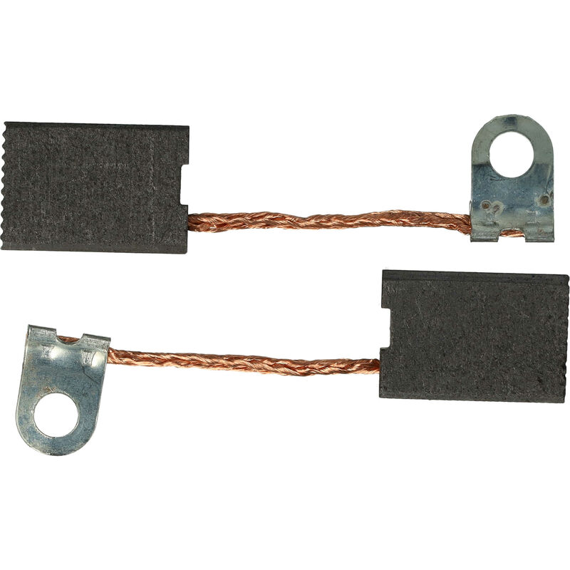 Image of 2x spazzola carbone 18 x 12,5 x 6 mm compatibile con Bosch 11206, 11208, 11202, 11203 utensile elettrico, scalpellatore, martello pneumatico - Vhbw