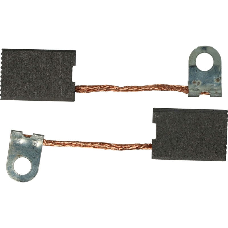 Image of 2x spazzola carbone 18 x 12,5 x 6 mm compatibile con Bosch gbh 8 dce, ubh 10/50, ubh 12/50 utensile elettrico, scalpellatore, martello pneumatico